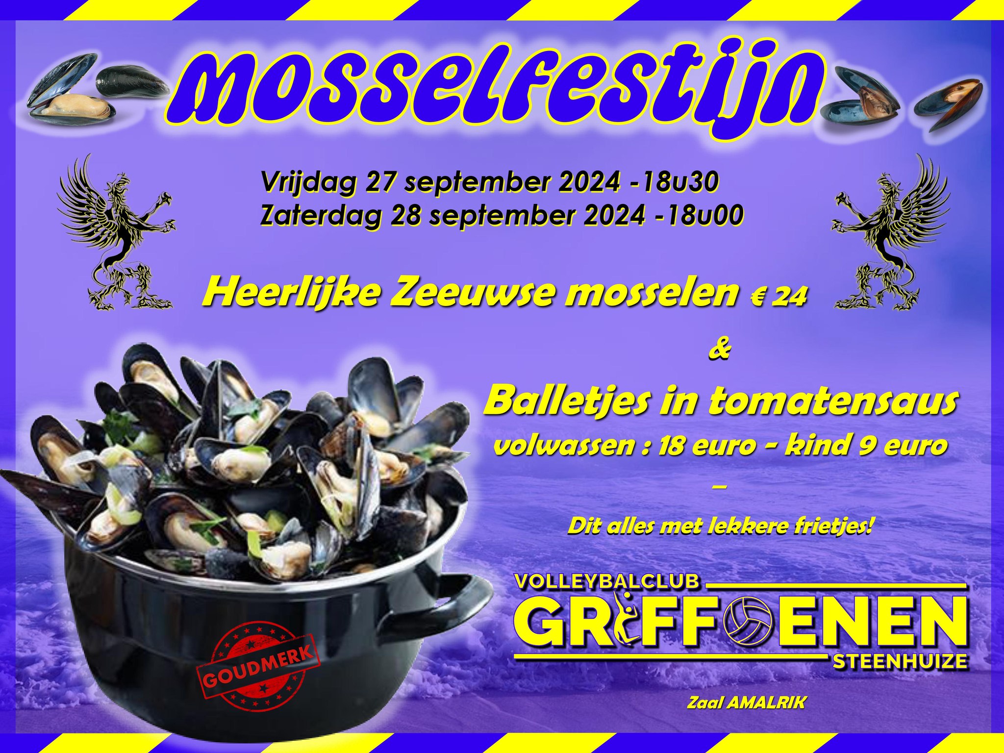 Mosselfestijn 27-28 september