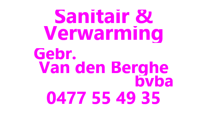 Sanitair & Verwarming Gebr. Van den Berge BVBA